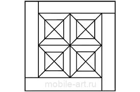 Модульный паркет / Линия CREATOR® SQUARE COMPOSITIONS (QUADROTTE)
